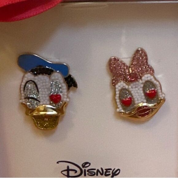 Disney Parks Collection | Baublebar Donald & Daisy Valentines Earrings - Picture 2 of 2